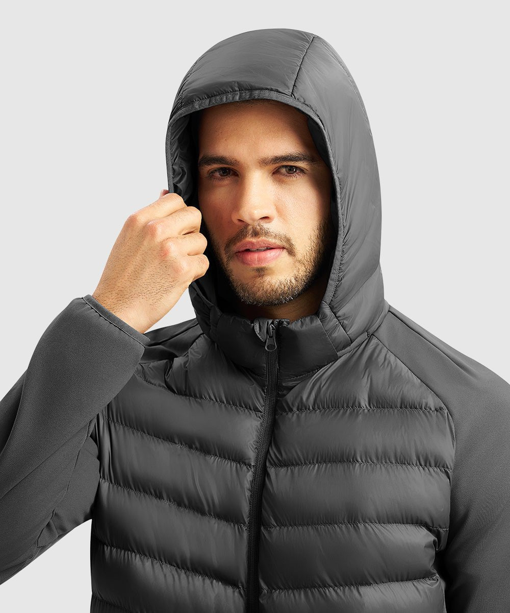Men's Versatile Water - Repellent Hooded Puffer Coat - TBMPOY