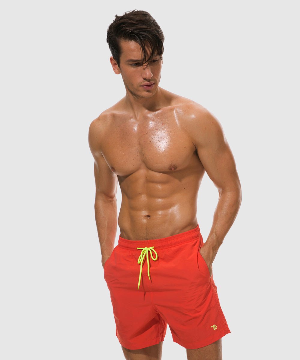 Men's Quick Dry Beach Shorts Swim Trunks - TBMPOY