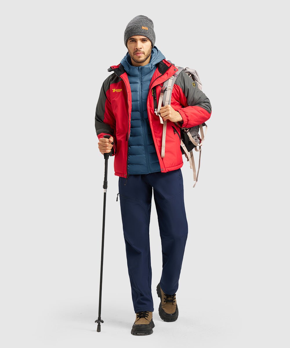 Men's Versatile Water - Repellent Hooded Puffer Coat - TBMPOY