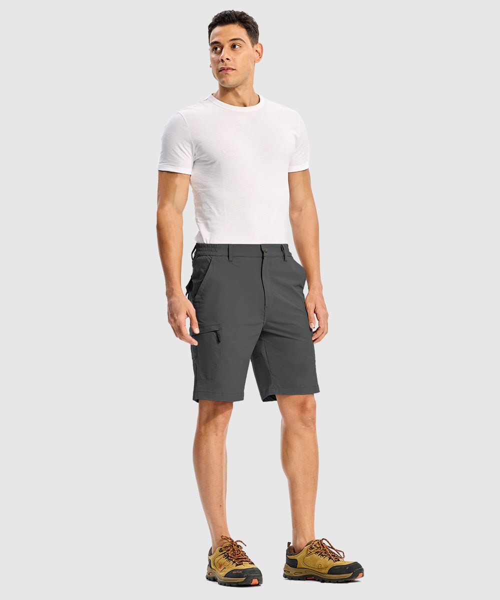 Men's Stretchy Quick Dry Cargo Hiking Shorts - TBMPOY