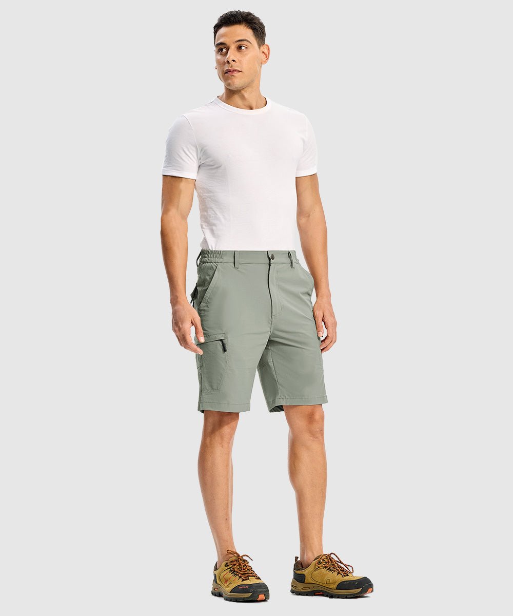Men's Stretchy Quick Dry Cargo Hiking Shorts - TBMPOY