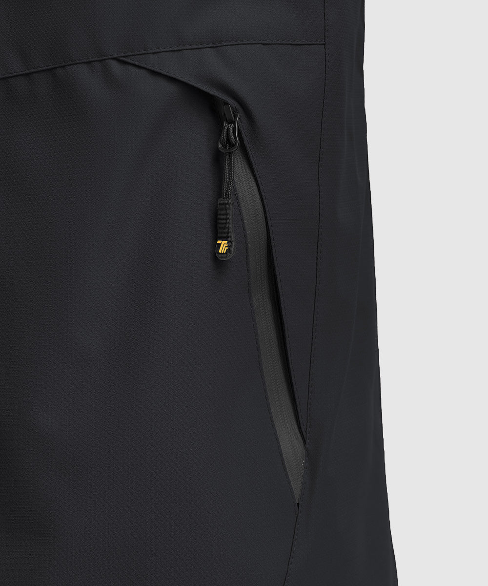 Men's Water Resistant Skiing Windbreaker Hooded Jacket - TBMPOY