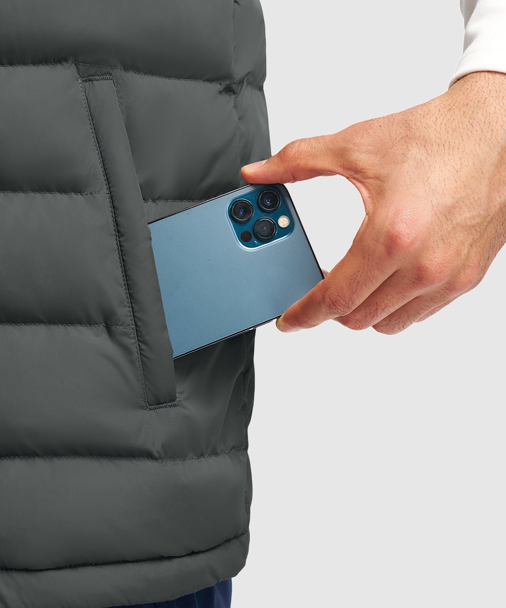 Men's Lightweight Puffer Quilted Sleeveless Jacket - TBMPOY