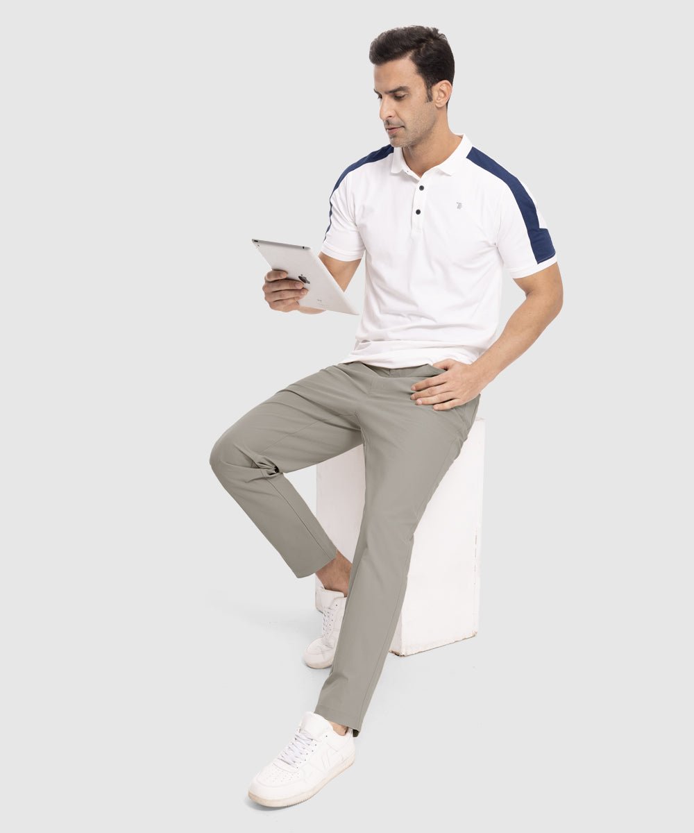 Men's Casual Stretch Work Dress Golf Pants - TBMPOY