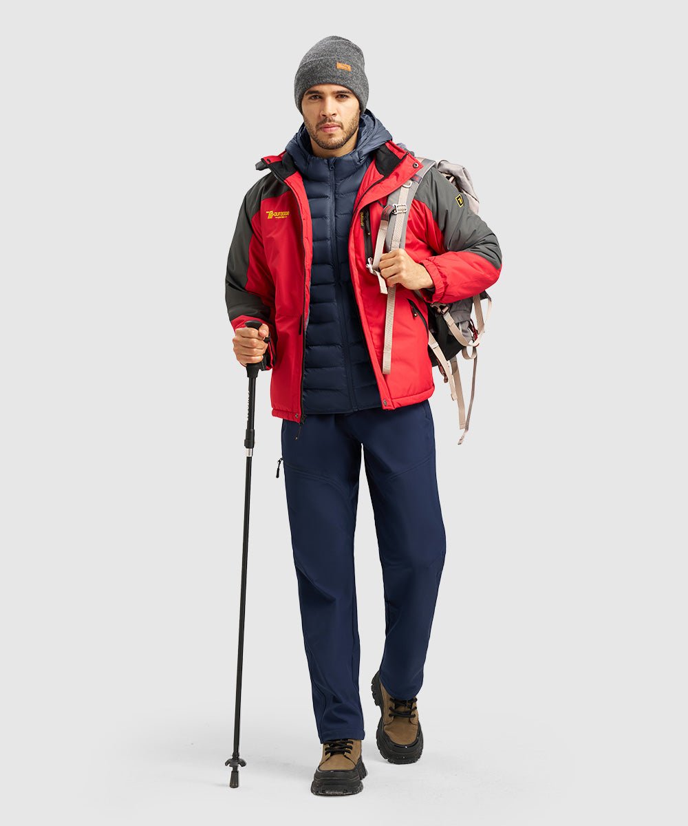 Men's Versatile Water - Repellent Hooded Puffer Coat - TBMPOY