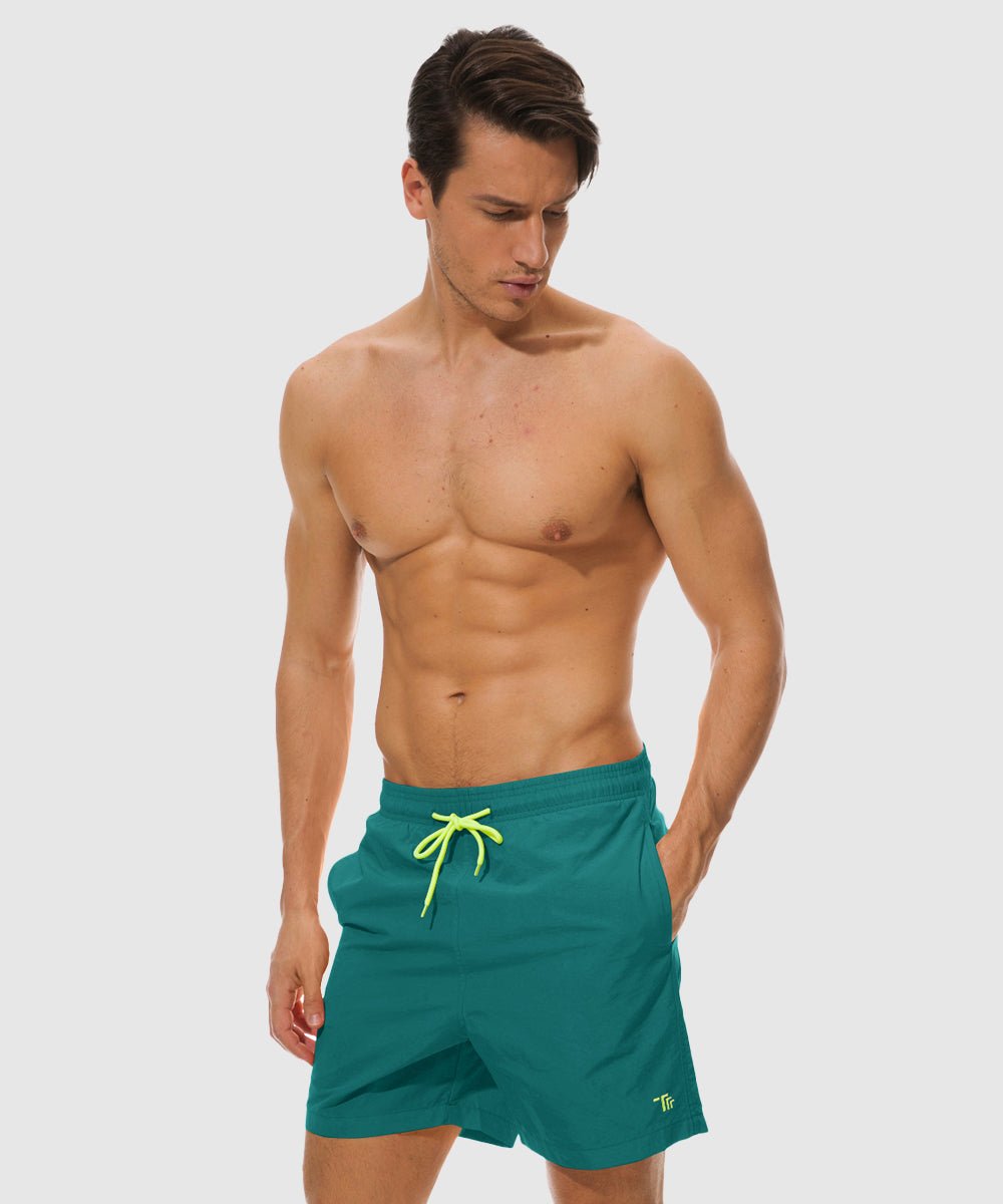 Men's Quick Dry Beach Shorts Swim Trunks - TBMPOY