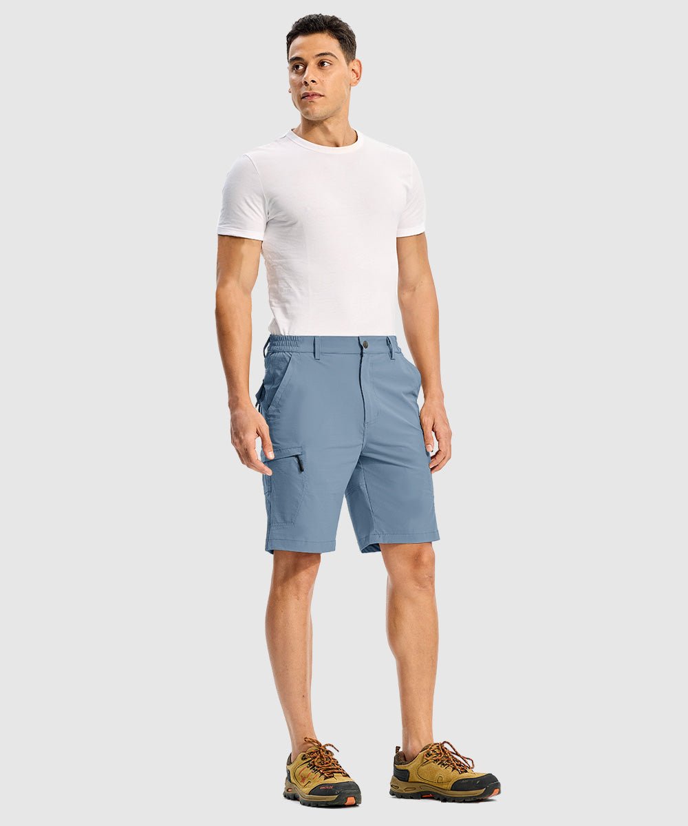 Men's Stretchy Quick Dry Cargo Hiking Shorts - TBMPOY