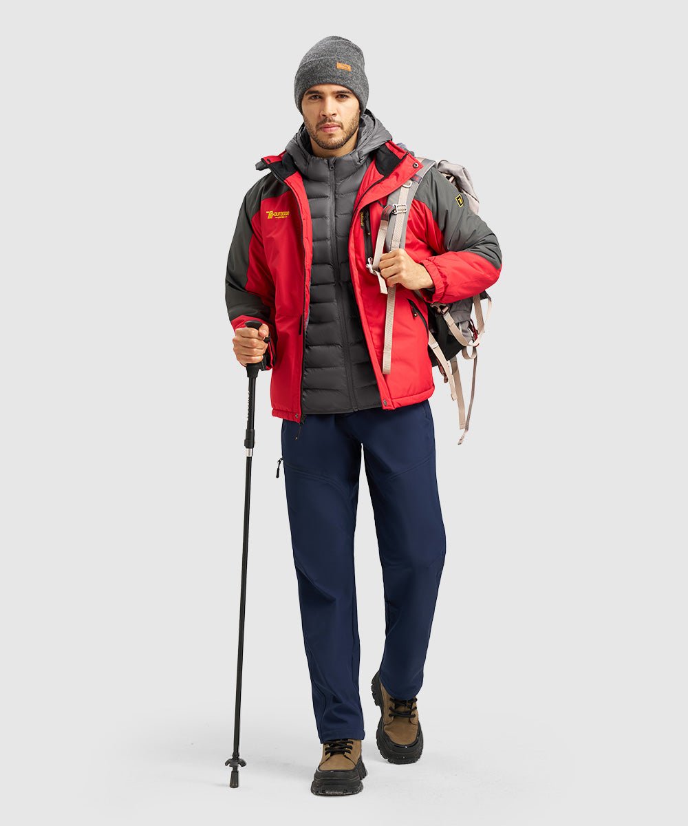 Men's Versatile Water - Repellent Hooded Puffer Coat - TBMPOY