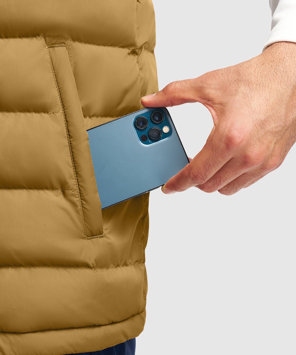 Men's Lightweight Puffer Quilted Sleeveless Jacket - TBMPOY