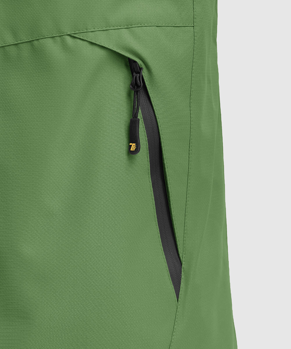 Men's Water Resistant Skiing Windbreaker Hooded Jacket - TBMPOY
