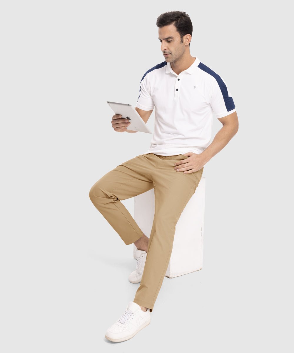 Men's Casual Stretch Work Dress Golf Pants - TBMPOY