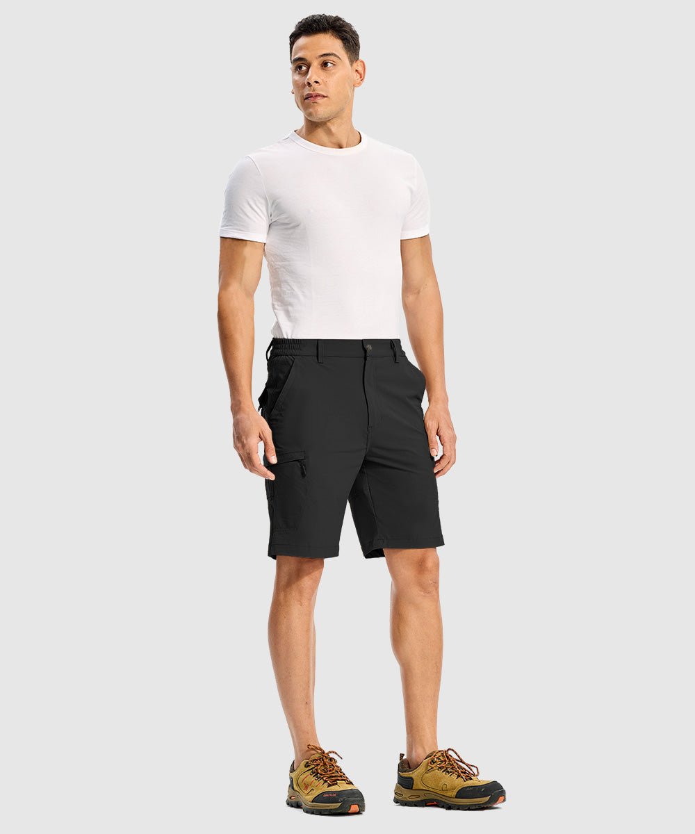 Men's Stretchy Quick Dry Cargo Hiking Shorts - TBMPOY