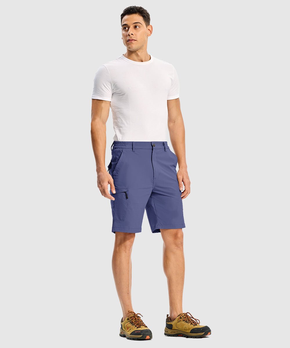 Men's Stretchy Quick Dry Cargo Hiking Shorts - TBMPOY