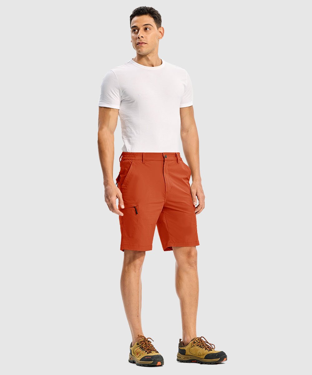 Men's Stretchy Quick Dry Cargo Hiking Shorts - TBMPOY