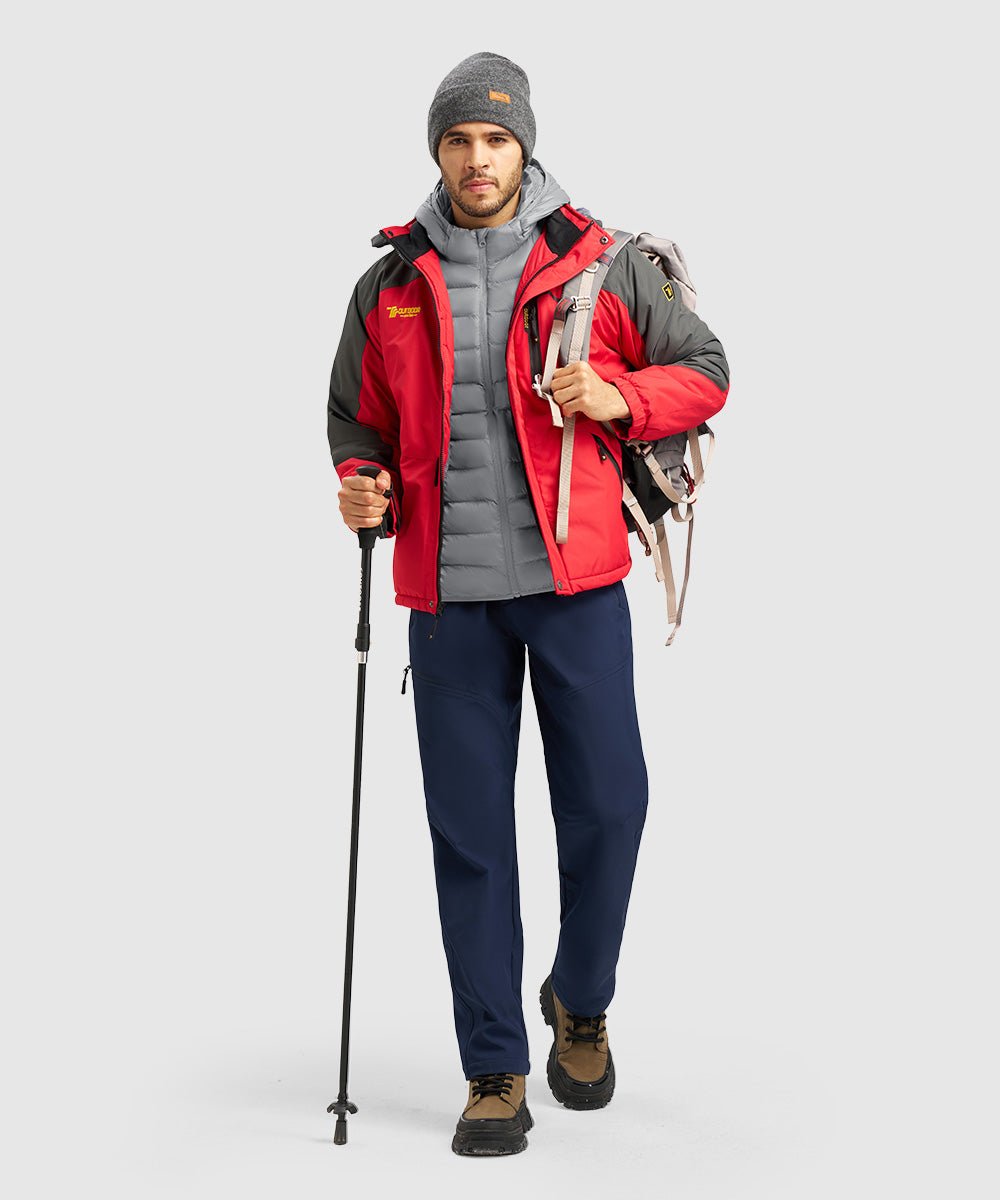 Men's Versatile Water - Repellent Hooded Puffer Coat - TBMPOY