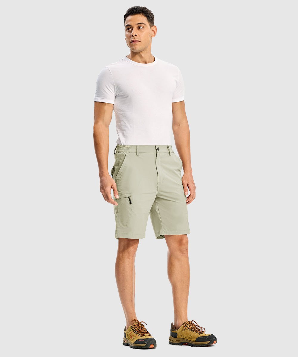 Men's Stretchy Quick Dry Cargo Hiking Shorts - TBMPOY