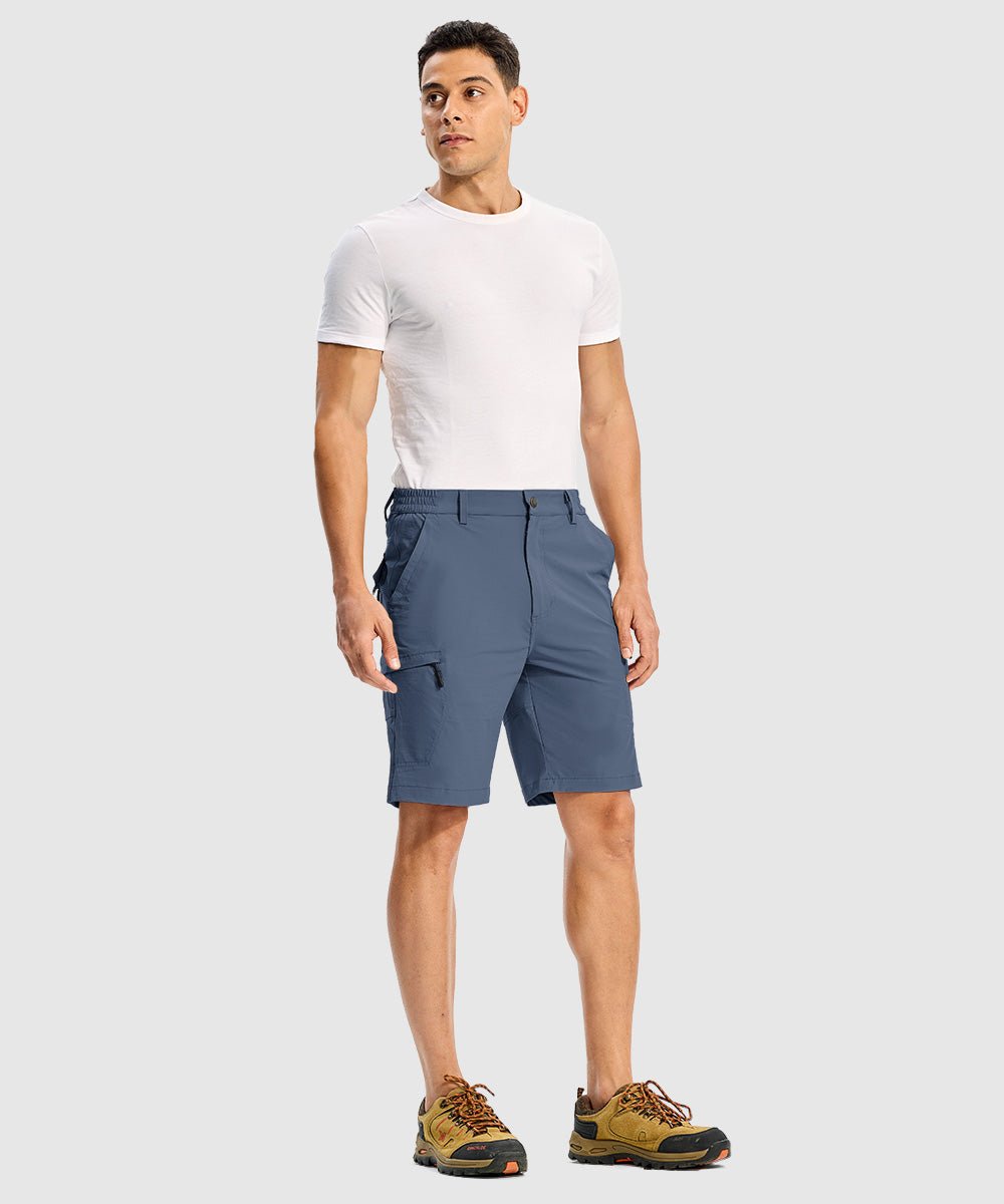 Men's Stretchy Quick Dry Cargo Hiking Shorts - TBMPOY