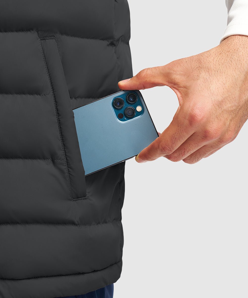 Men's Lightweight Puffer Quilted Sleeveless Jacket - TBMPOY