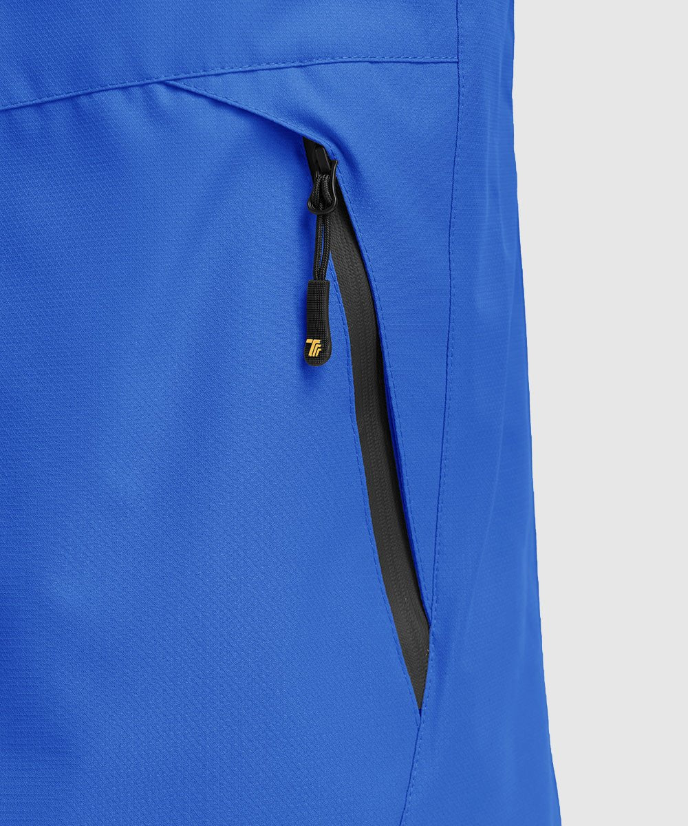 Men's Water Resistant Skiing Windbreaker Hooded Jacket - TBMPOY