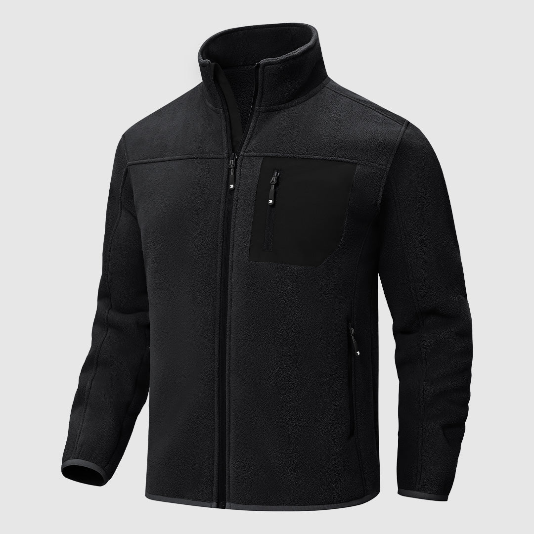 Men's Chest Pocket Fleece Jacket - TBMPOY