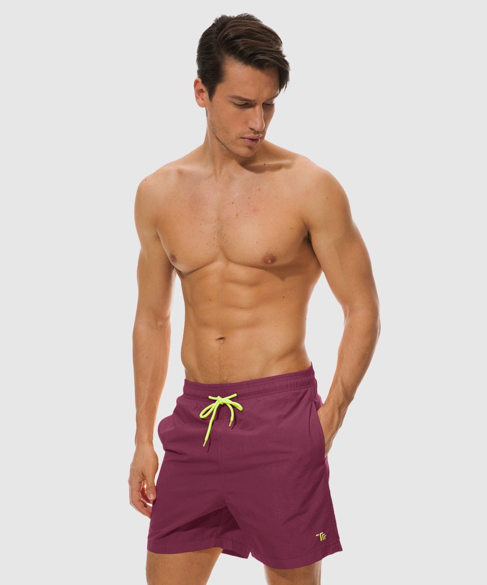 Men's Quick Dry Beach Shorts Swim Trunks - TBMPOY