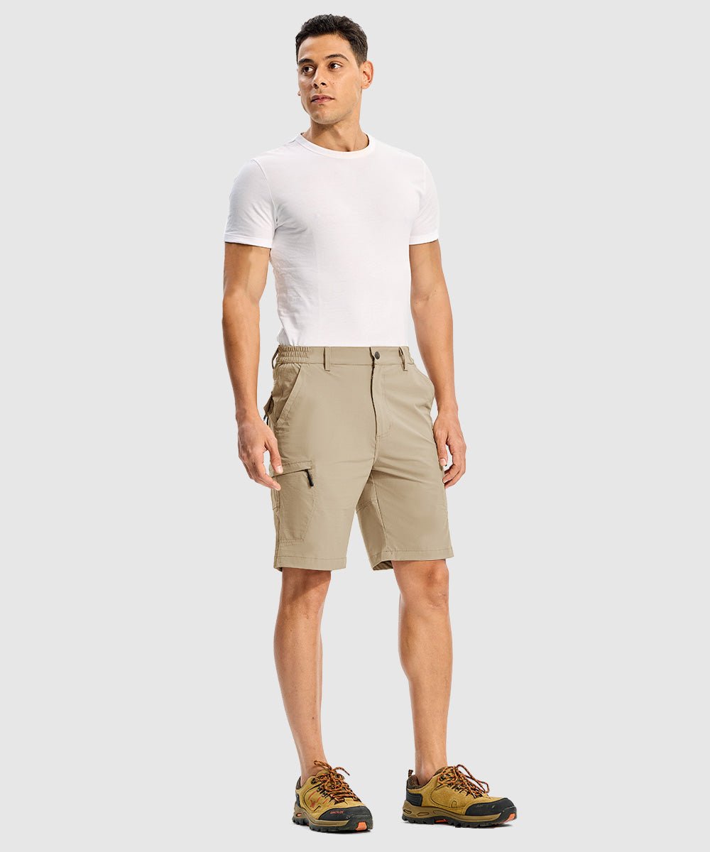 Men's Stretchy Quick Dry Cargo Hiking Shorts - TBMPOY