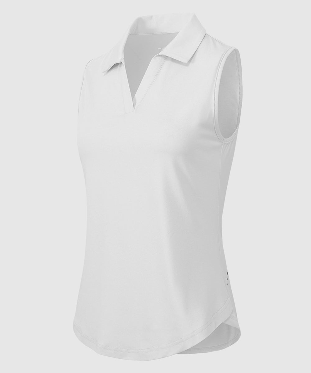 Women's Sleeveless Quick Dry Golf Shirt - TBMPOY