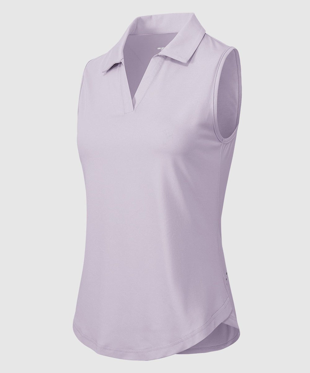 Women's Sleeveless Quick Dry Golf Shirt - TBMPOY