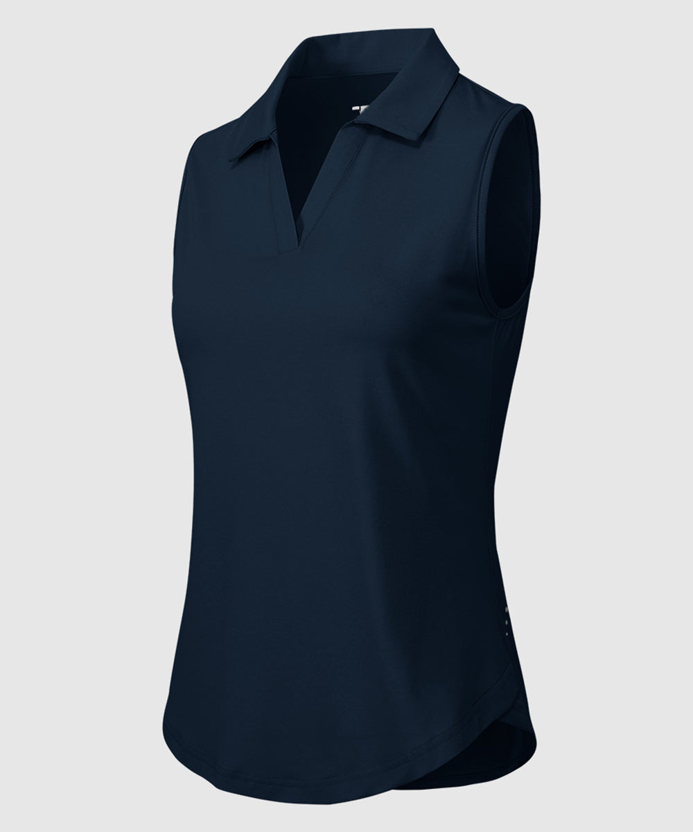 Women's Sleeveless Quick Dry Golf Shirt - TBMPOY