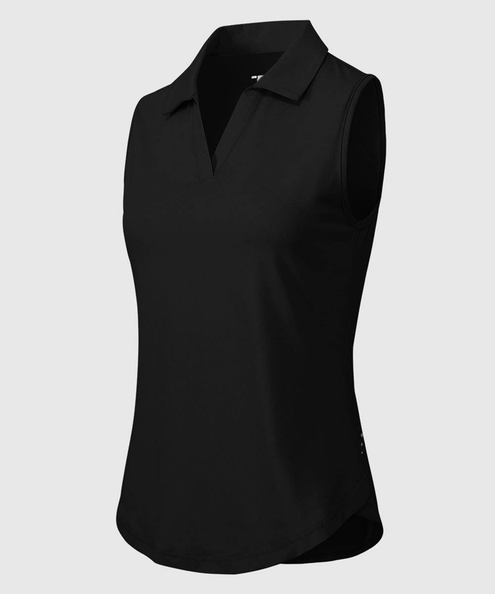 Women's Sleeveless Quick Dry Golf Shirt - TBMPOY