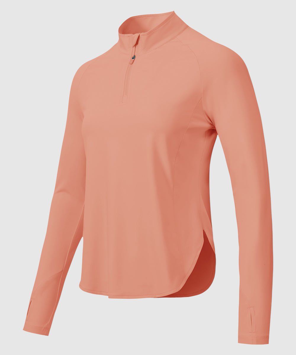 Women's Quarter Zip Sun Protection Garment - TBMPOY