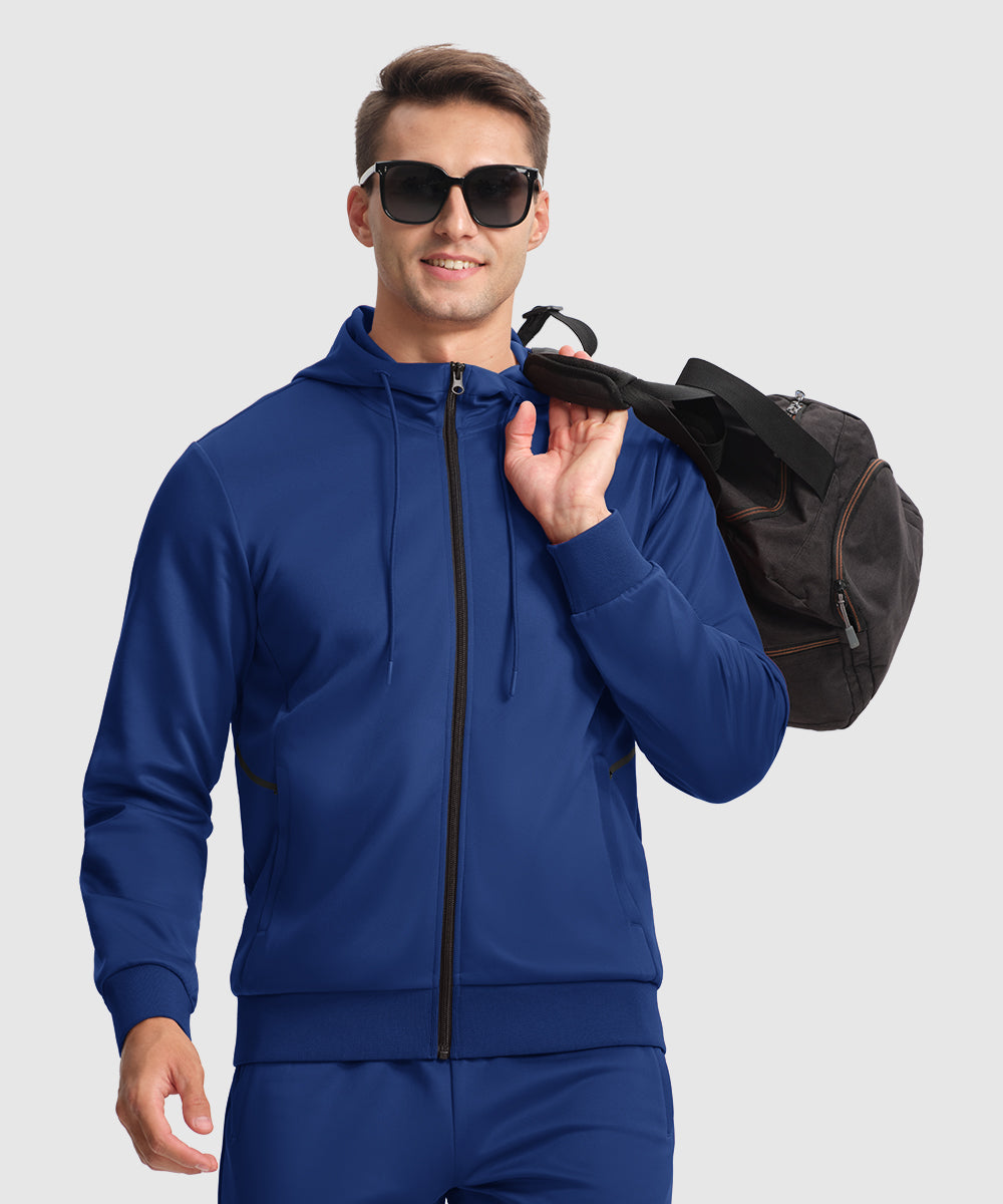 Men's Warm Classic Full Zip Tracksuits - TBMPOY