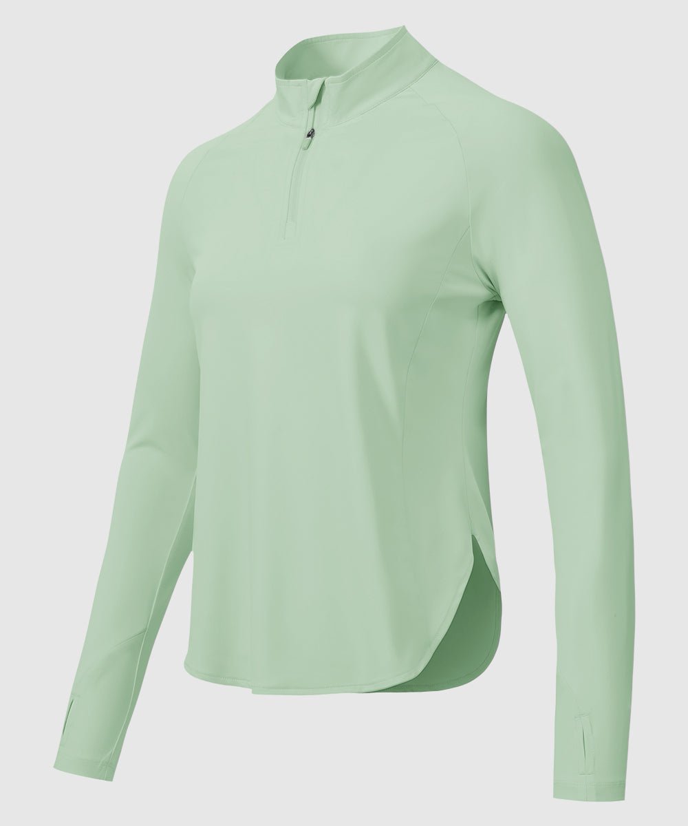 Women's Quarter Zip Sun Protection Garment - TBMPOY