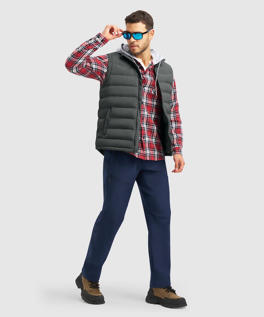 Men's Lightweight Puffer Quilted Sleeveless Jacket - TBMPOY