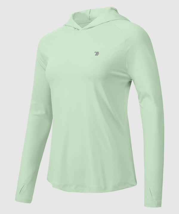 Women's UPF 50+ Sun Protection Hoodie Shirt - TBMPOY