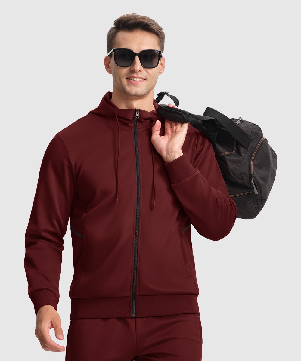 Men's Warm Classic Full Zip Tracksuits - TBMPOY