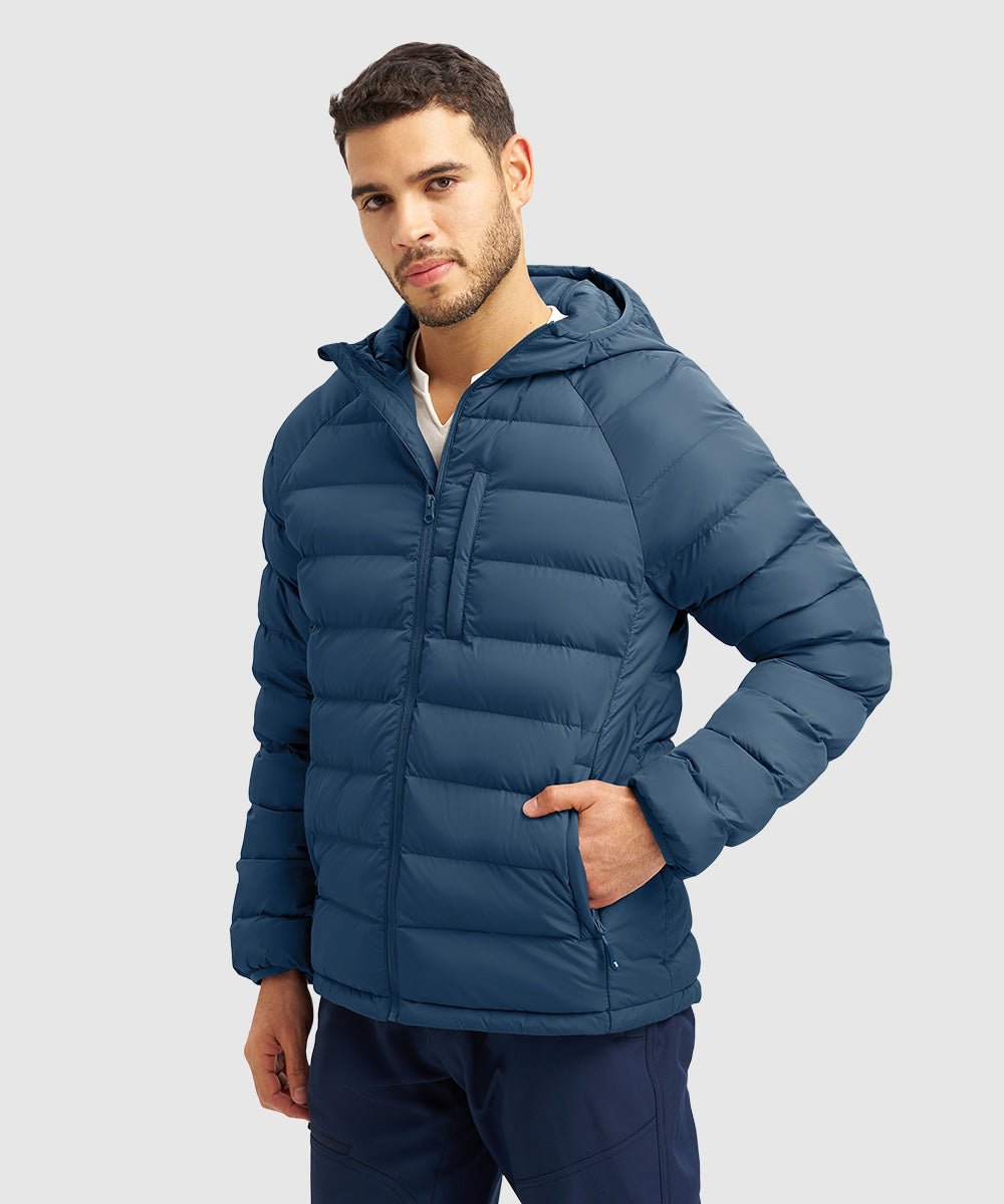 Men's Outdoor Insulated Puffer - Filled Jacket - TBMPOY