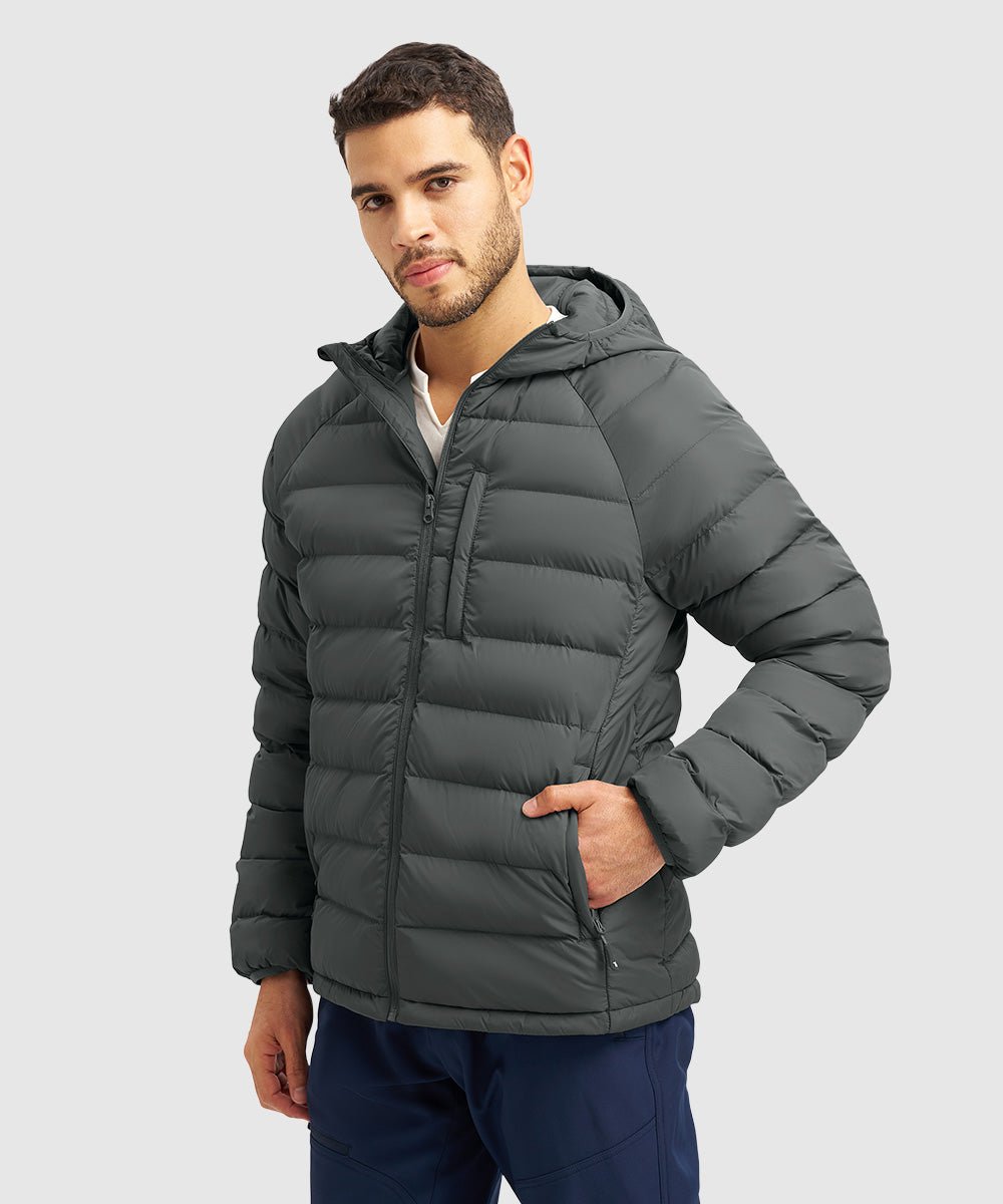 Men's Outdoor Insulated Puffer - Filled Jacket - TBMPOY