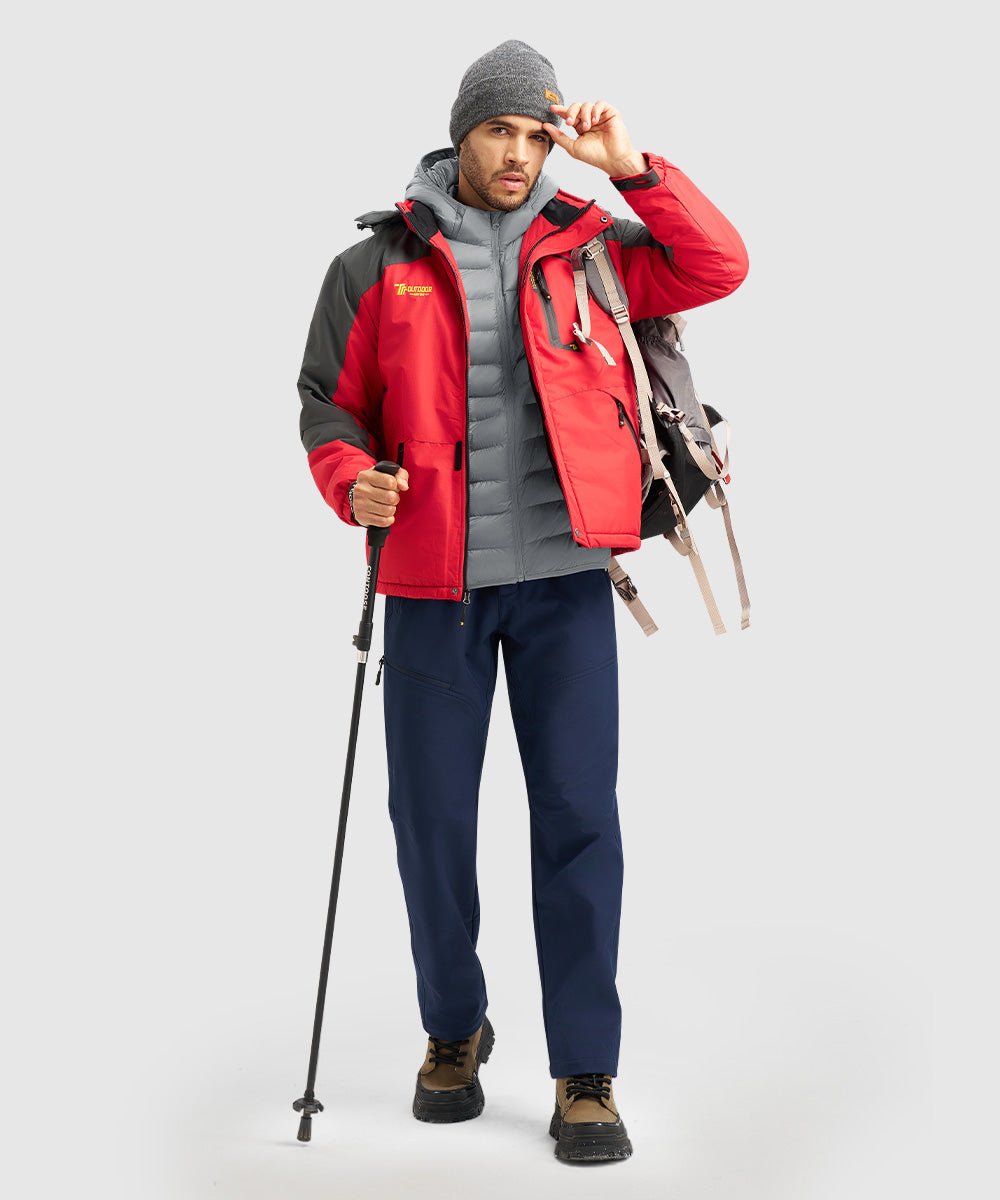 Men's Versatile Water - Repellent Hooded Puffer Coat - TBMPOY