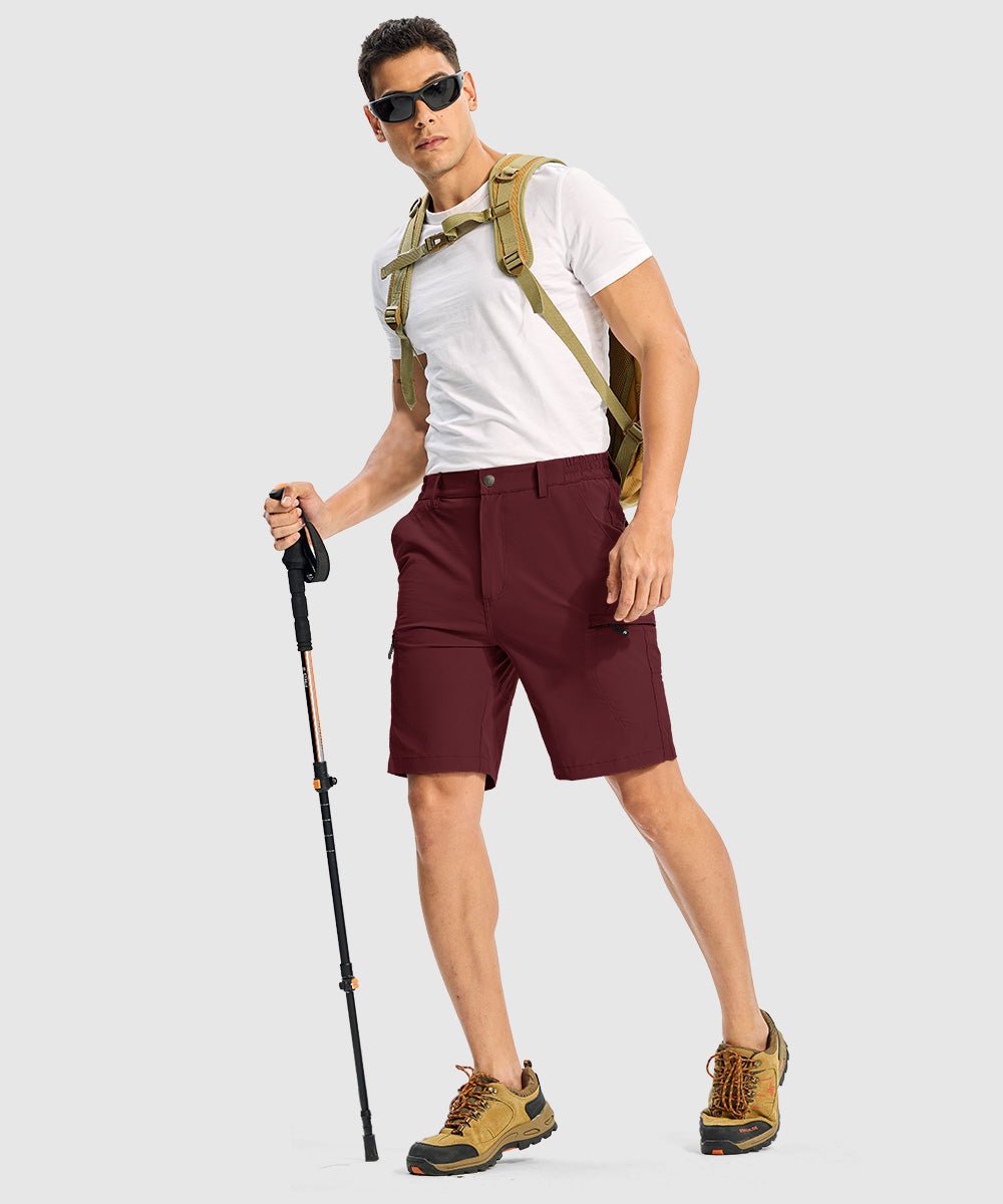 Men's Stretchy Quick Dry Cargo Hiking Shorts - TBMPOY