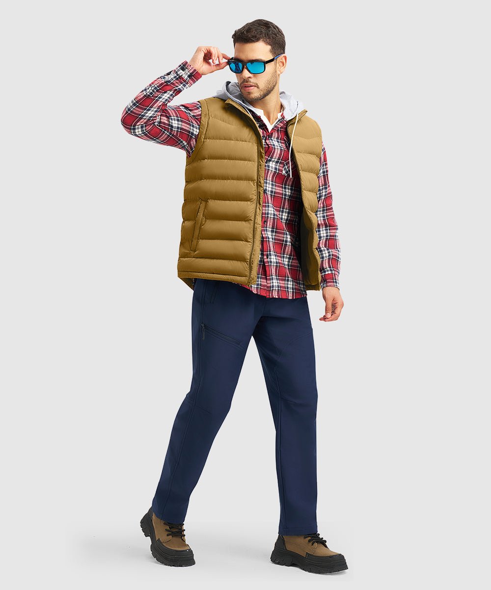 Men's Lightweight Puffer Quilted Sleeveless Jacket - TBMPOY