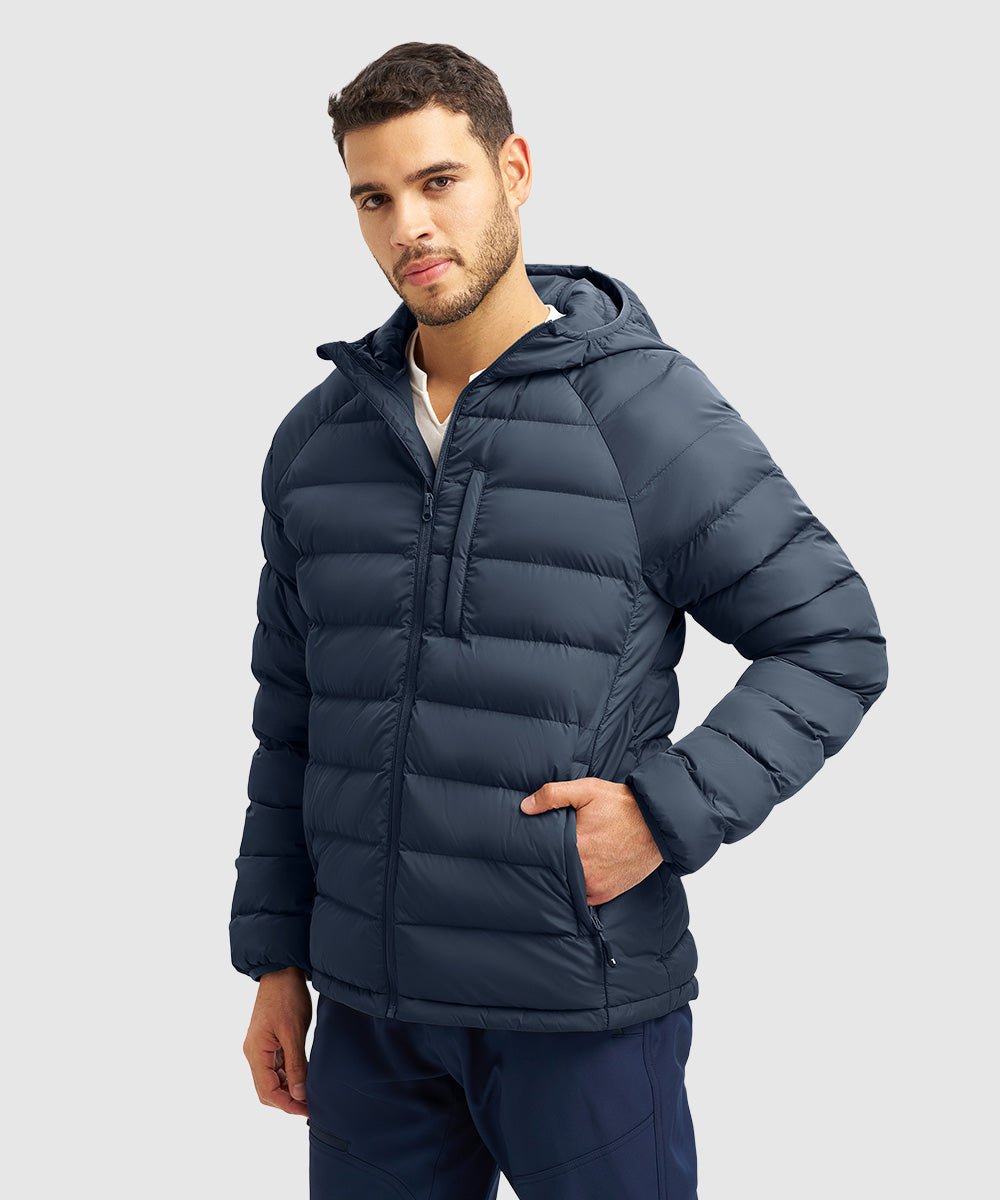 Men's Outdoor Insulated Puffer - Filled Jacket - TBMPOY