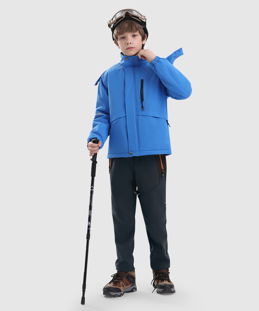 Boys' Outdoor Fleece - Lined Hiking Pants - TBMPOY