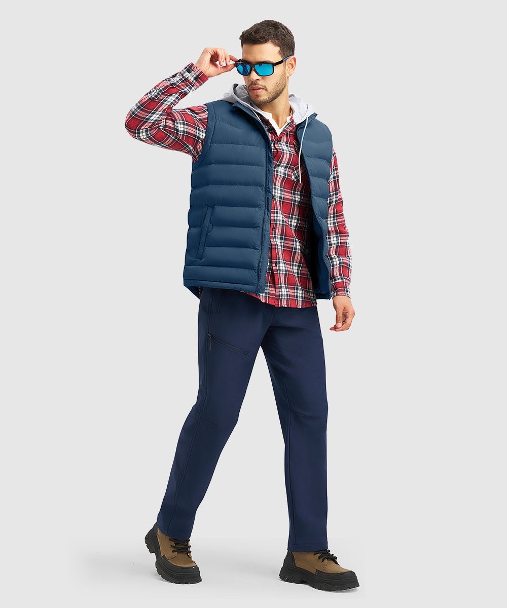 Men's Lightweight Puffer Quilted Sleeveless Jacket - TBMPOY