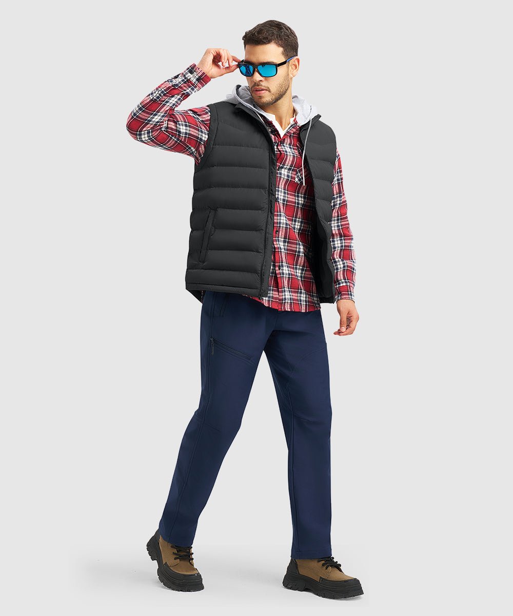 Men's Lightweight Puffer Quilted Sleeveless Jacket - TBMPOY