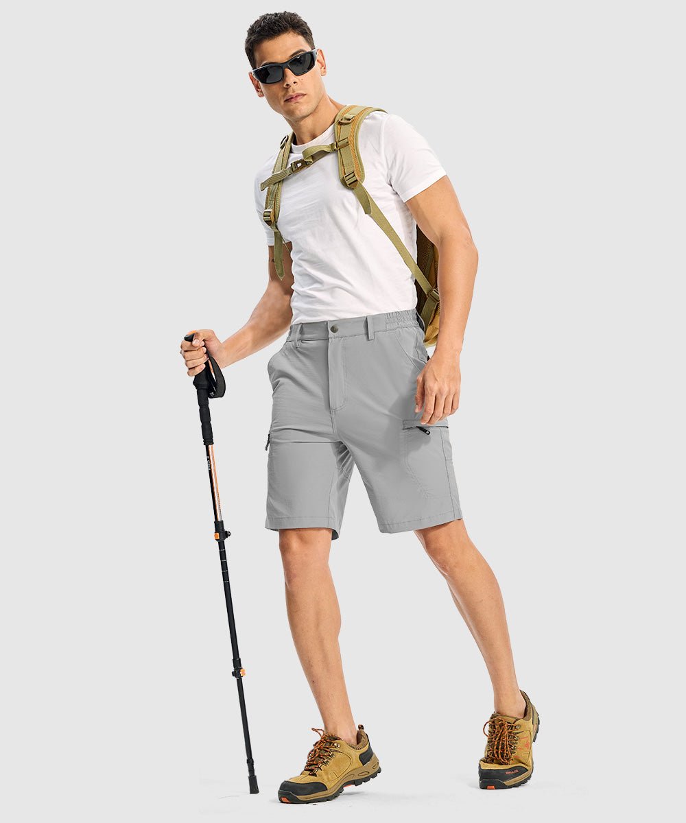 Men's Stretchy Quick Dry Cargo Hiking Shorts - TBMPOY