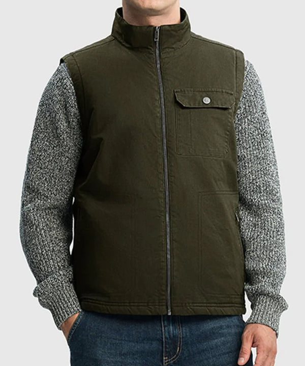TBMPOY Men's Fleece Classic Workwear Thermal Vest - TBMPOY