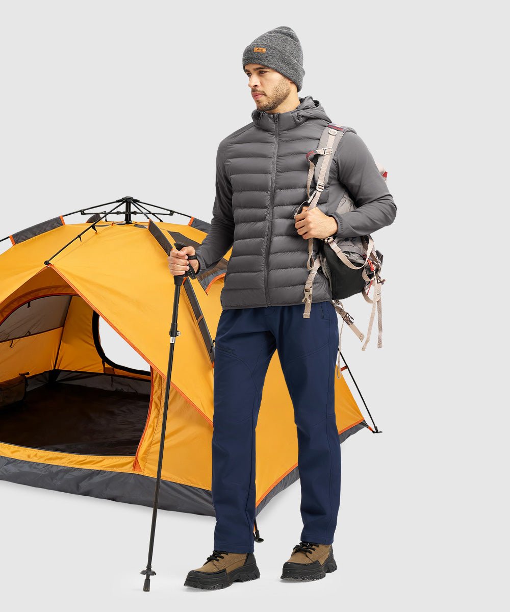 Men's Versatile Water - Repellent Hooded Puffer Coat - TBMPOY