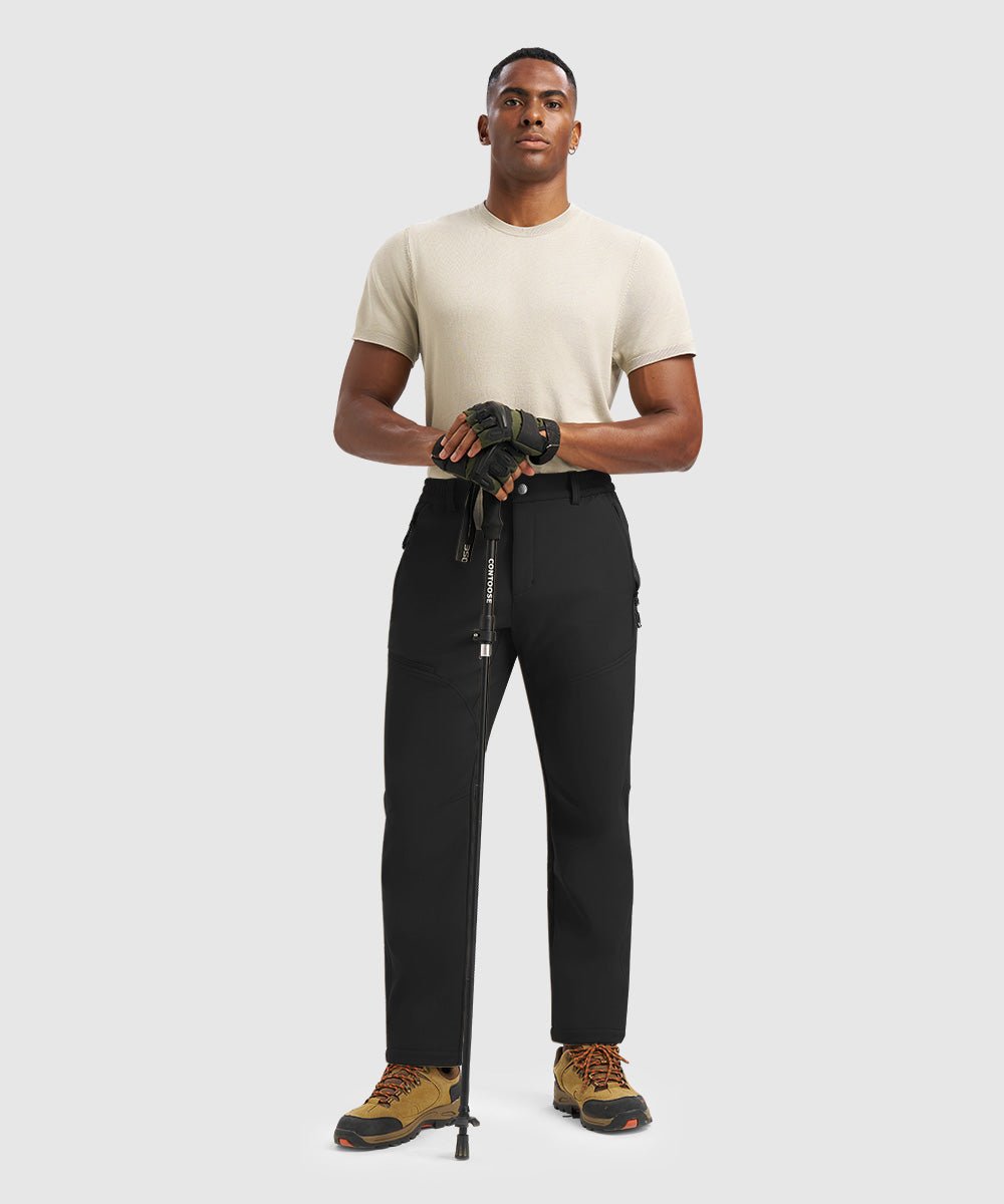 Men's Durable Fleece - Stretch Outdoor Hiking Pants - TBMPOY