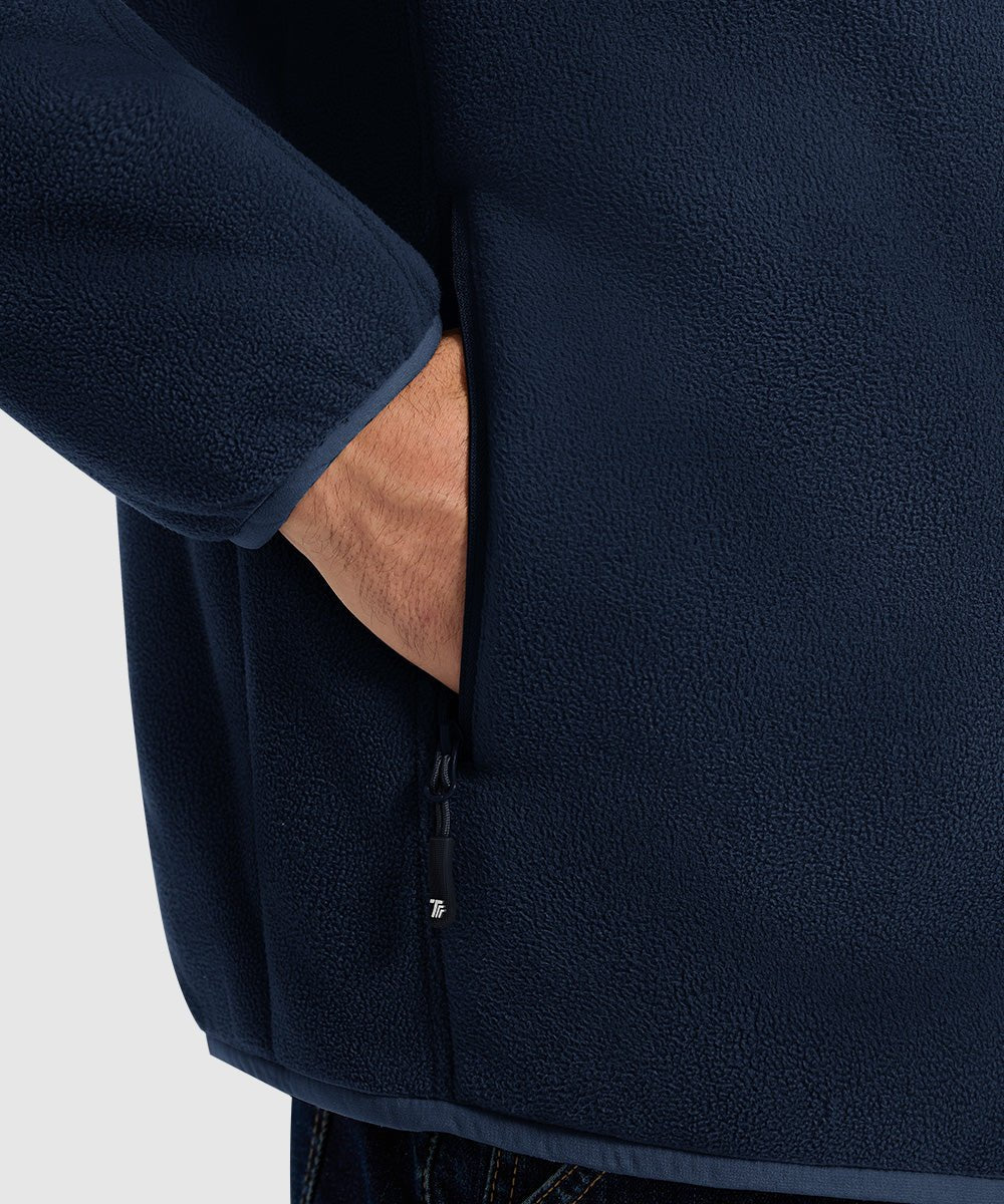 Men's Chest Pocket Fleece Jacket - TBMPOY